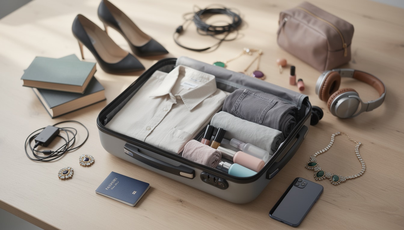 d&eacute;couvrez comment voyager l&eacute;ger en identifiant ce que vous pouvez r&eacute;ellement laisser chez vous pour un voyage sans stress et plus agr&eacute;able.